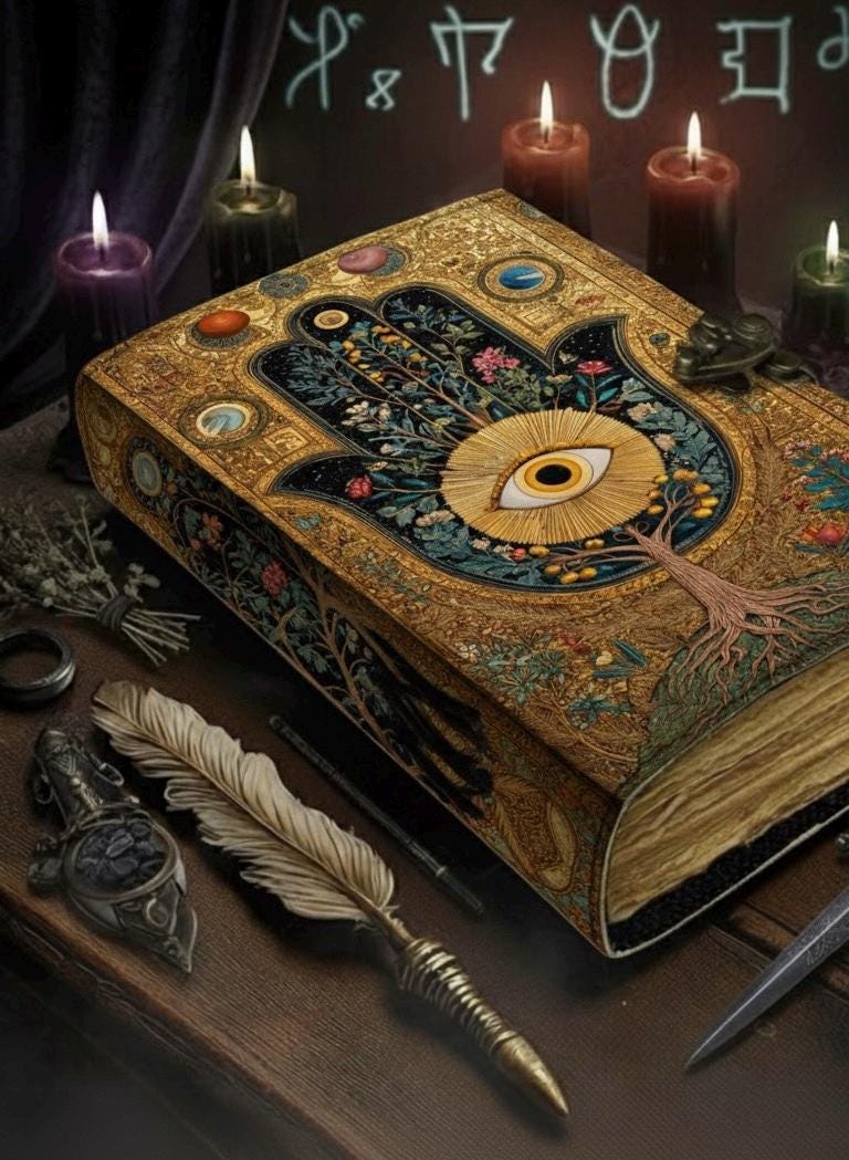 Tree Of Life Grimoire Leather Journal - Hocus Pocus Book of Shadows Notebook - Hocus Pocus Spell Book Halloween Gifts for Women
