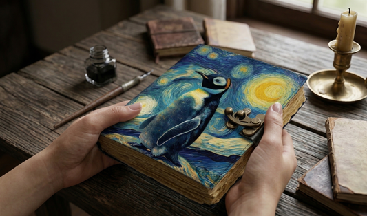 Penguin Leather journal