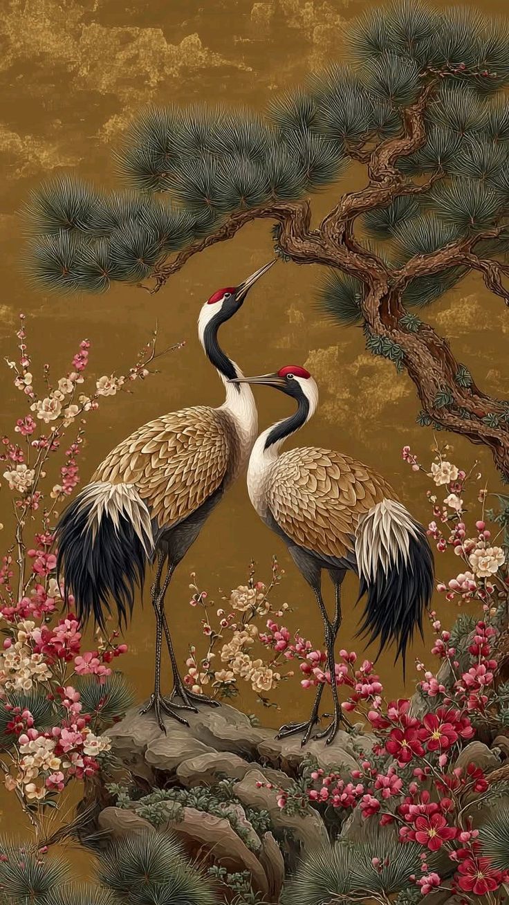 Japanese Crane Leather Journal