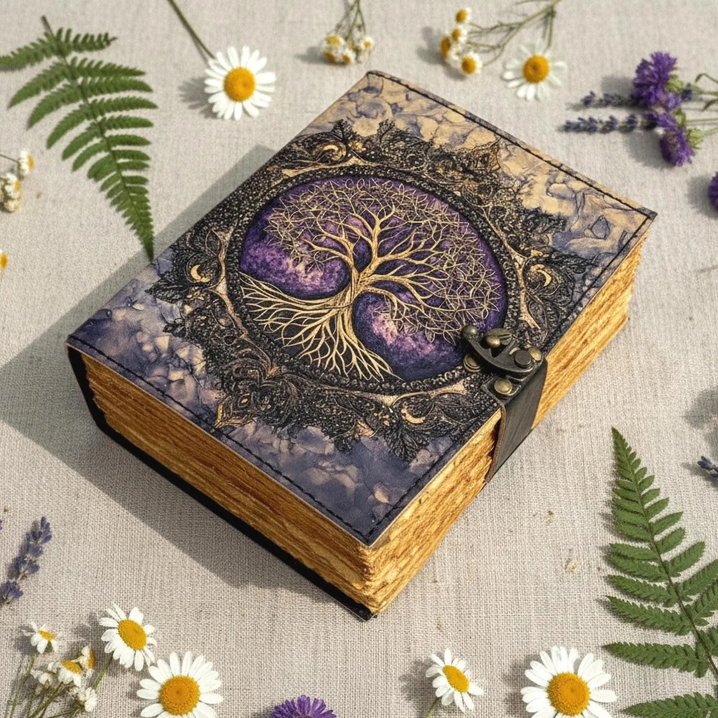 Tree of Life Leather Journal Magicbook