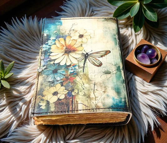 Celestial Tree of Life Leather Journal | Handmade Grimoire Moon Spell Book | Antique lock Closure | Gifts for Him & her