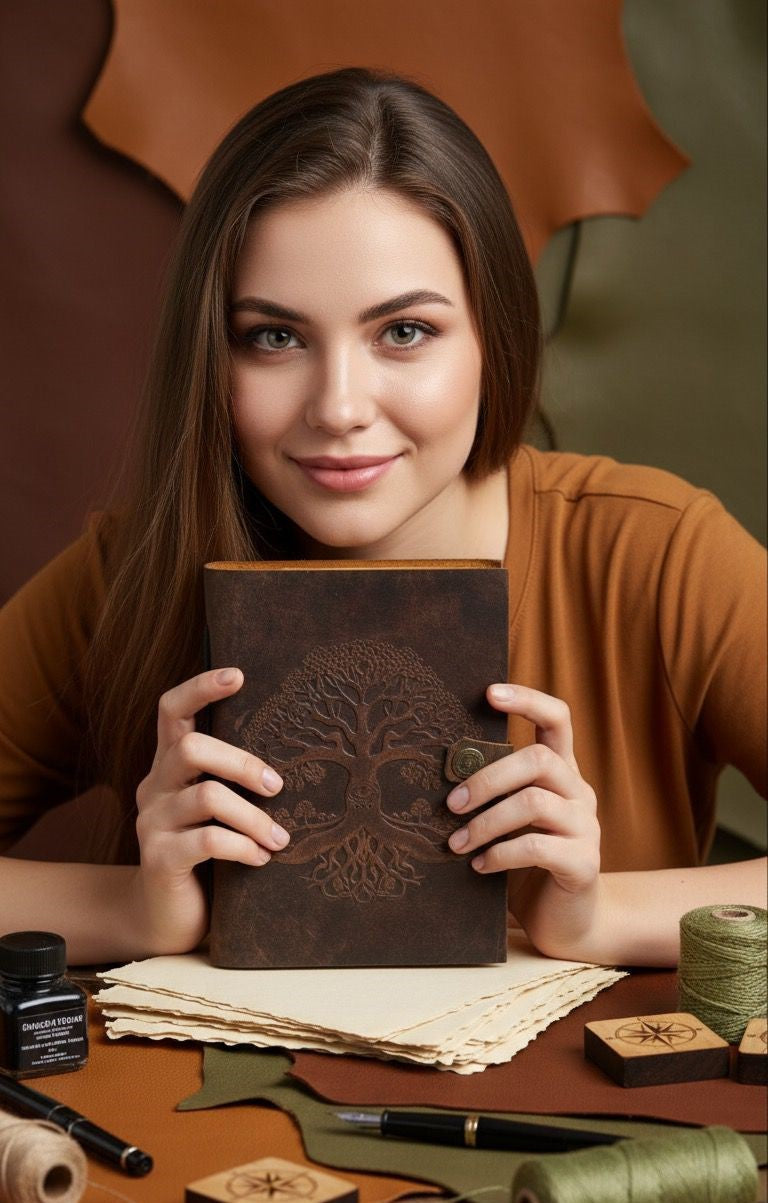 Embossed Leather Journal