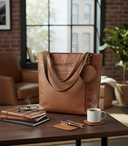 Leather Tote Bag