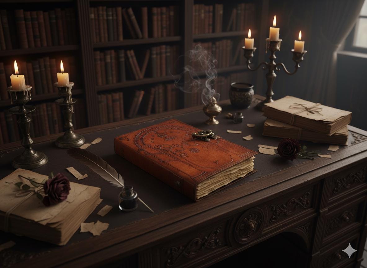 Handmade Leather Journal: Doors of Durin, D&D Spell Book