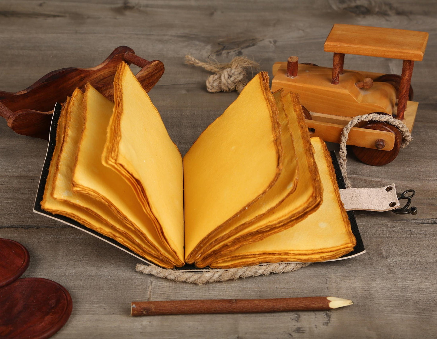 Luna Moth Leather Journal Gothic Grimoire Book of Shadows Vintage Luna Mushroom Spell book Witchcraft Journal Moon Phase gifts for Christmas