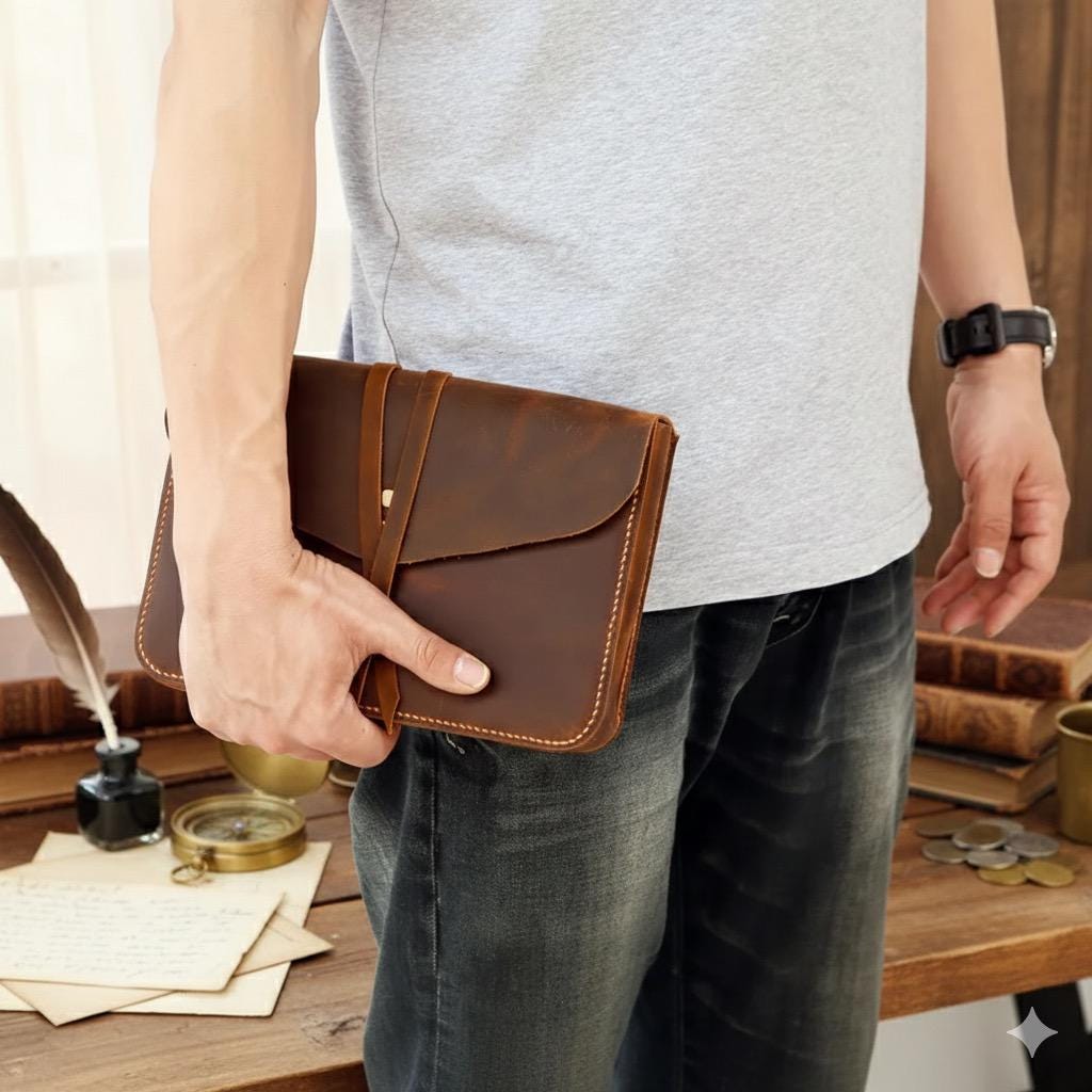 Custom Leather Bible Cover | Personalized Handmade Christian Gift | Engraved Name or Verse | Full-Grain Leather Case | Spiritual Cover