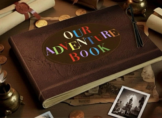 Our Adventure Book Scrapbook Anniversary Gift for him, Personalized Valentines Gift for her, Scrapbook, Couples gift, Gifts for Boyfriend