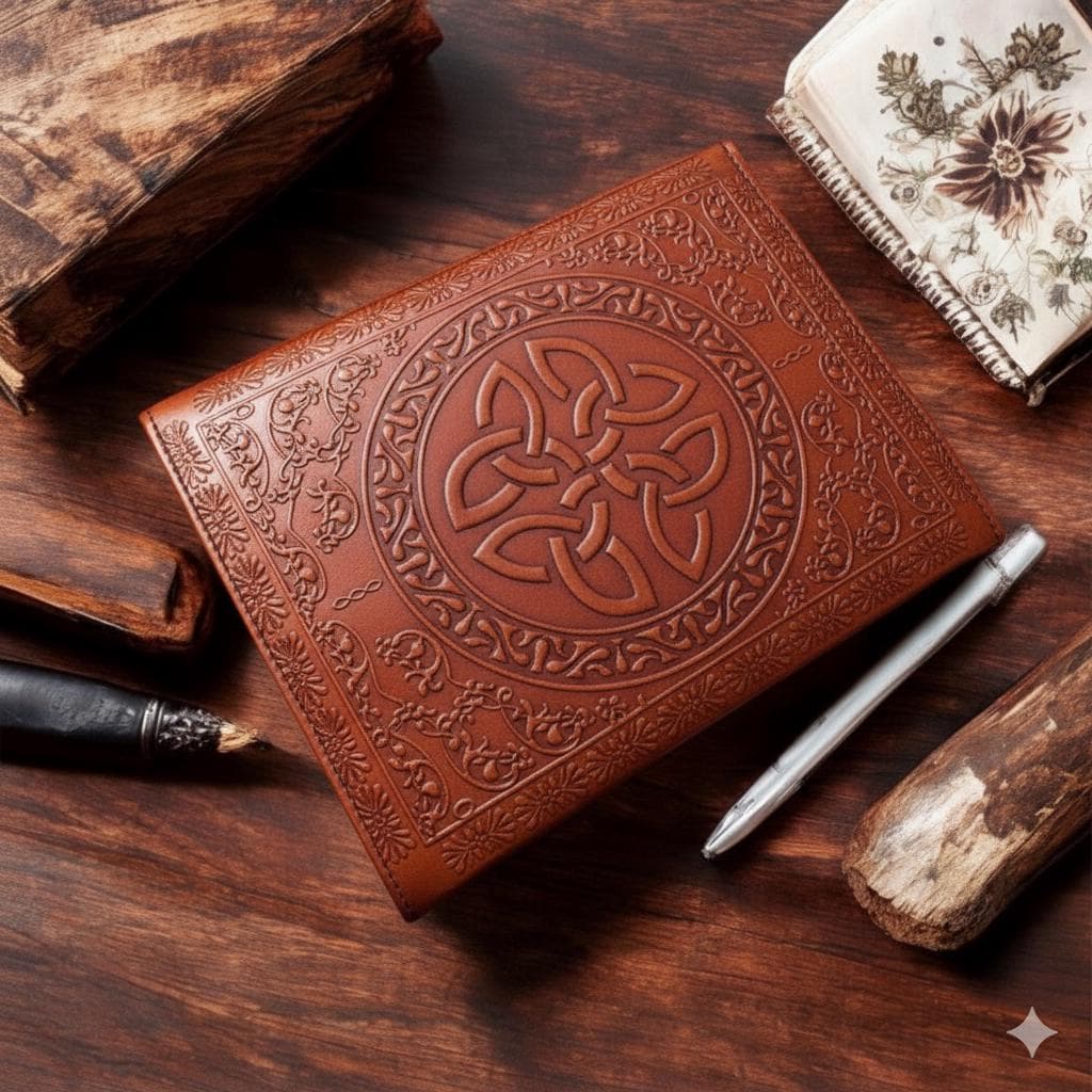 Handmade Leather Journal: Doors of Durin, D&D Spell Book