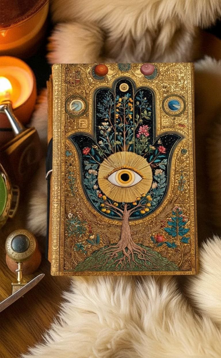 Tree Of Life Grimoire Leather Journal - Hocus Pocus Book of Shadows Notebook - Hocus Pocus Spell Book Halloween Gifts for Women