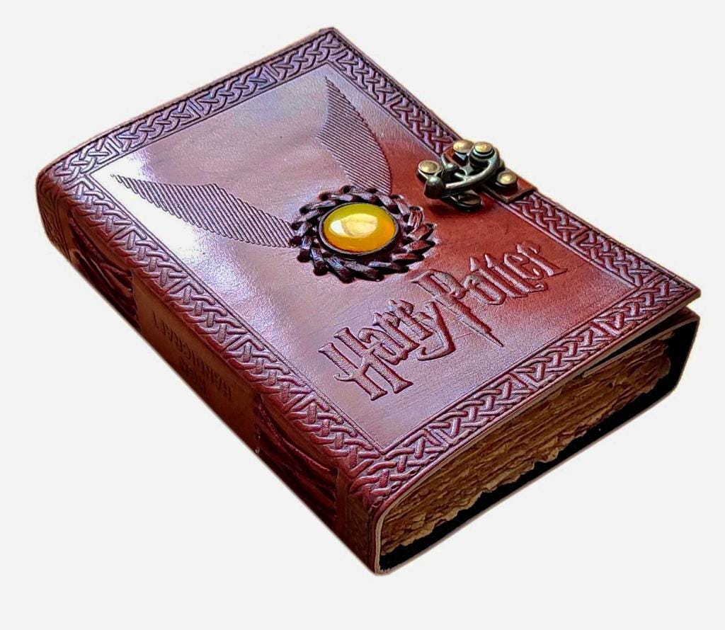 Harry Potter leather journal potter spell book, books of wizard, magic book, wizard book,Potter vintage book, harry Potter gifts,