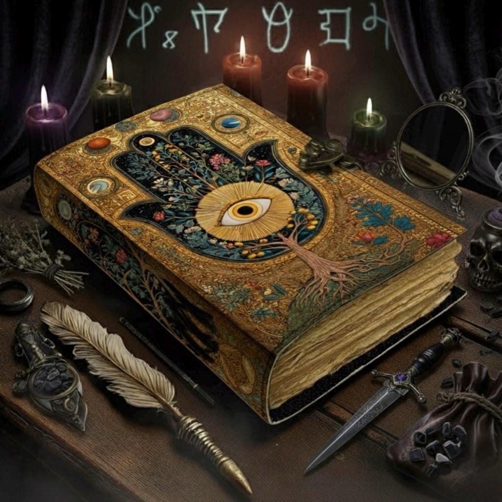 Tree Of Life Grimoire Leather Journal - Hocus Pocus Book of Shadows Notebook - Hocus Pocus Spell Book Halloween Gifts for Women