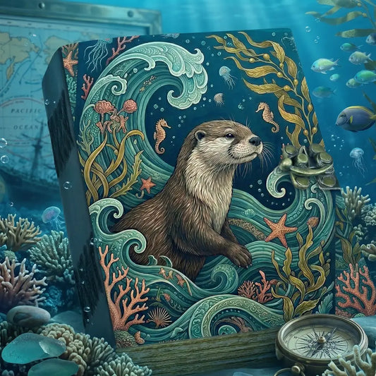 Sea Otter Leather Journal