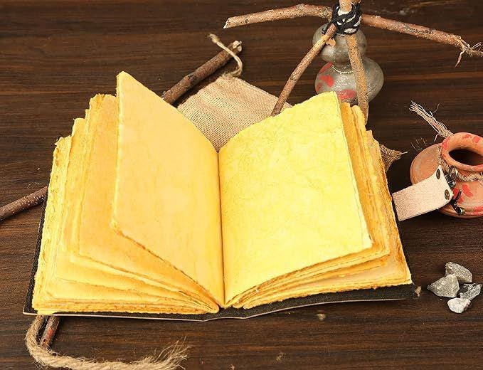 Large Leather Book of Shadows: Celtic Grimoire, 400 Page Journal
