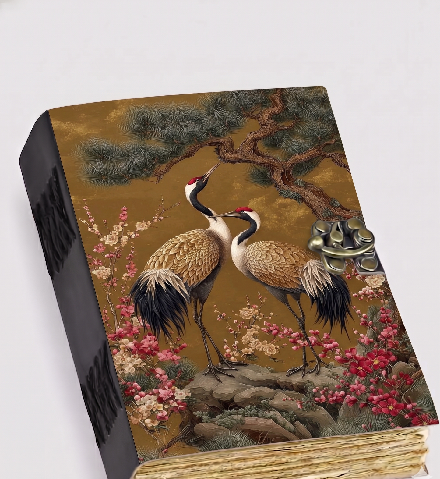 Japanese Crane Leather Journal