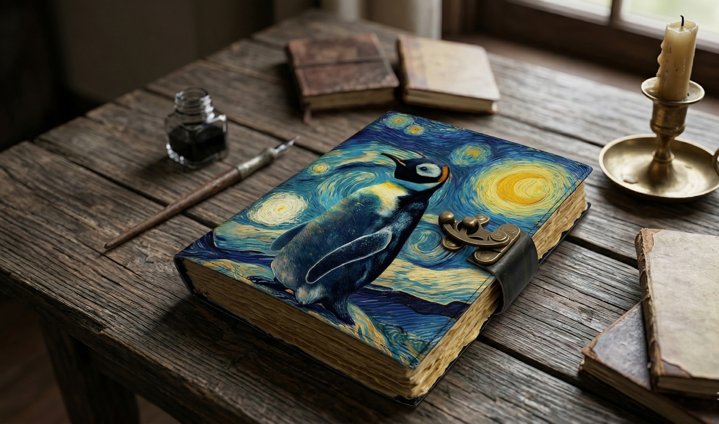 Penguin Leather journal