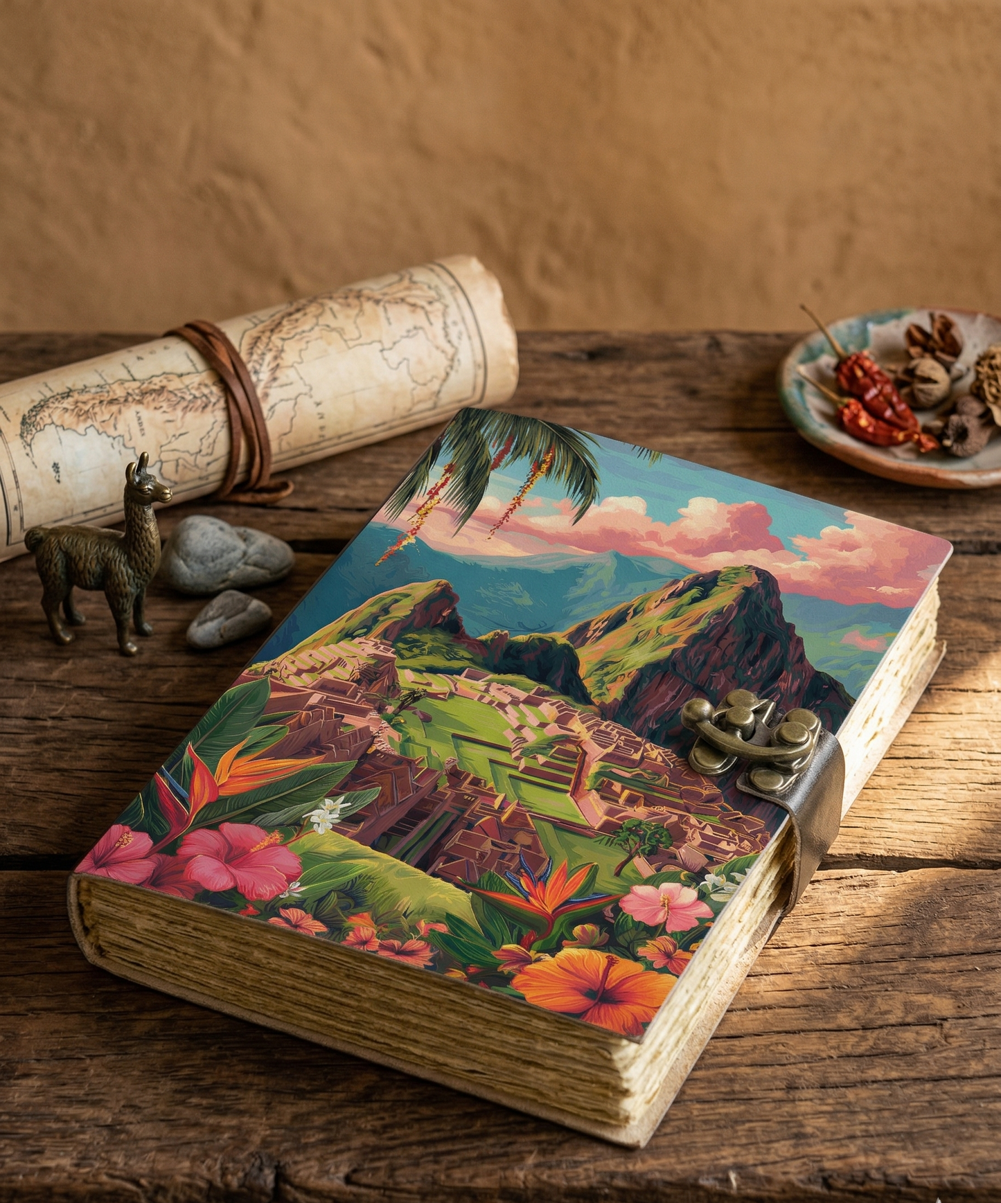 Macha Pichu Leather Journal Peru