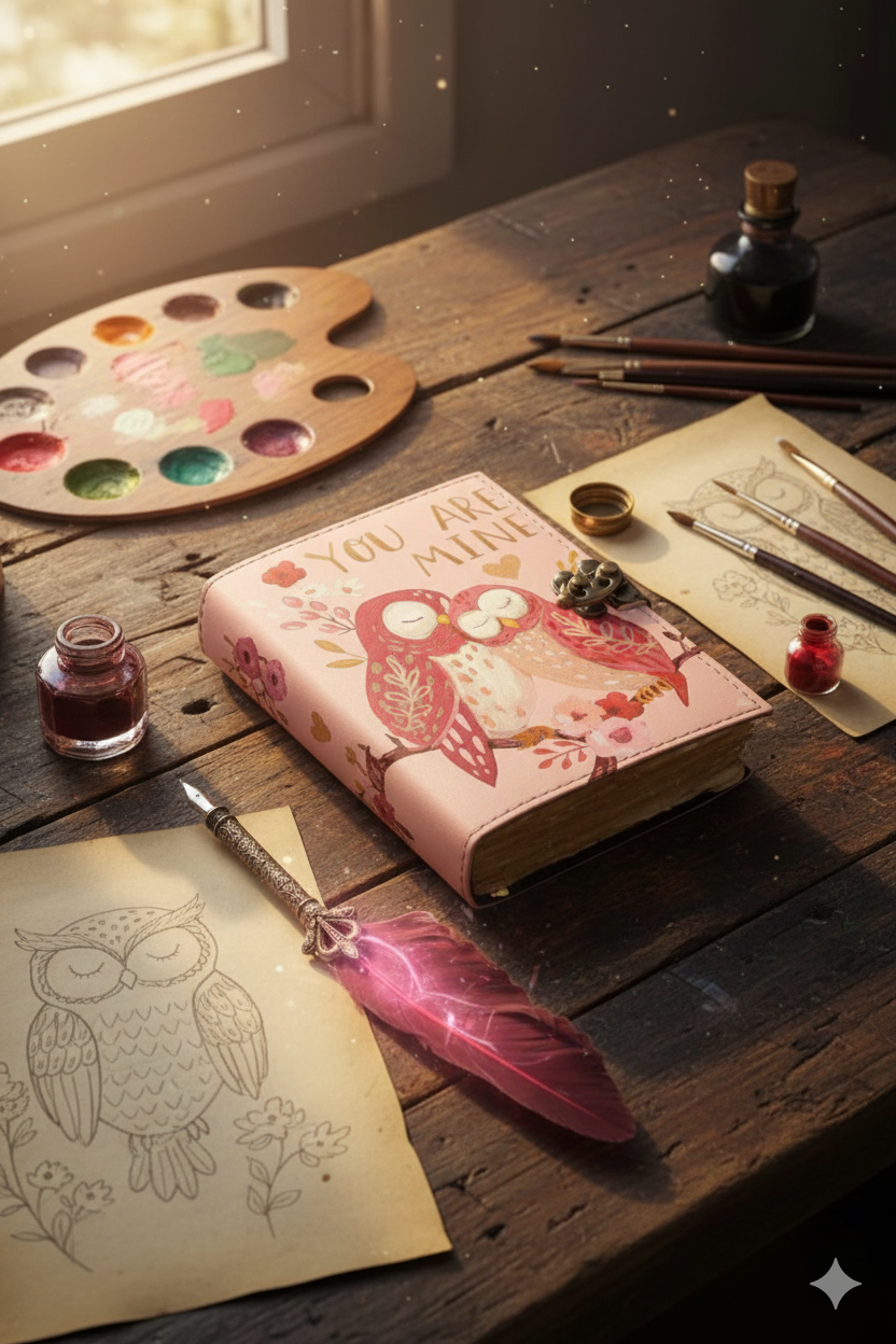 Valentine Leather Love Journal