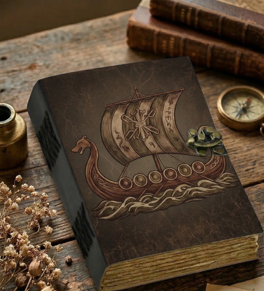 Classic Norse Viking LongShip design Journal