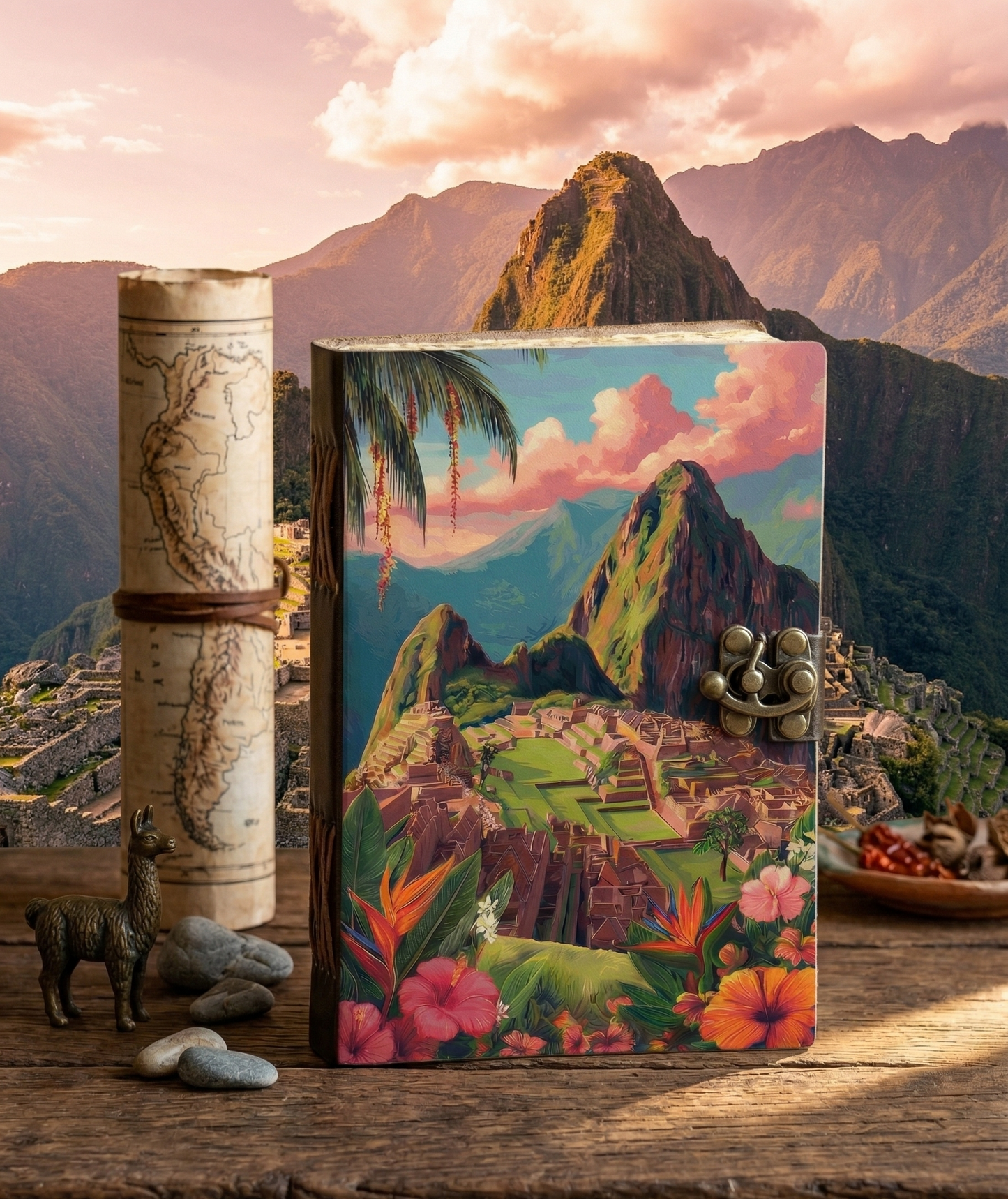 Macha Pichu Leather Journal Peru