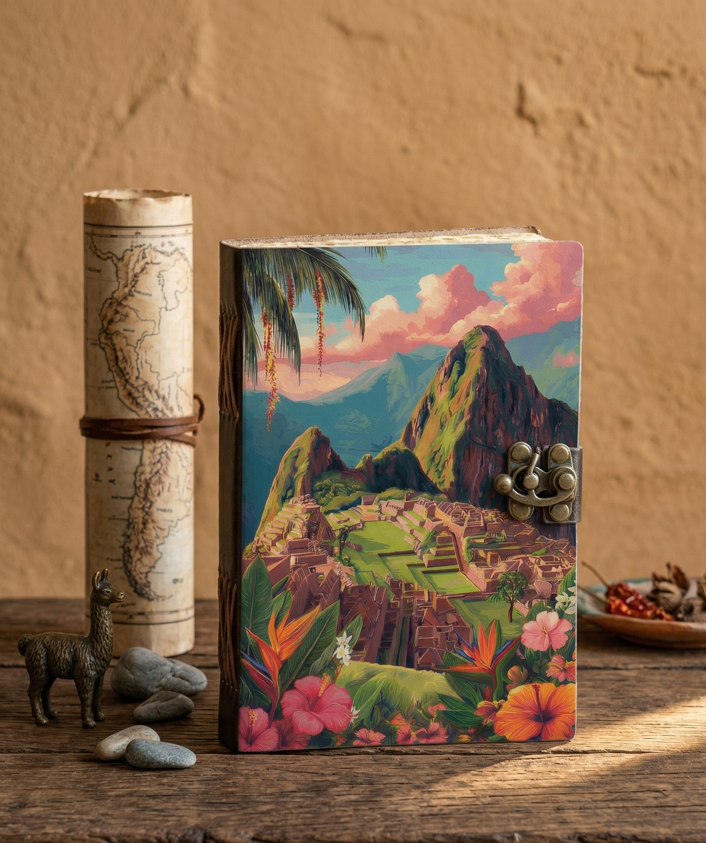 Macha Pichu Leather Journal Peru