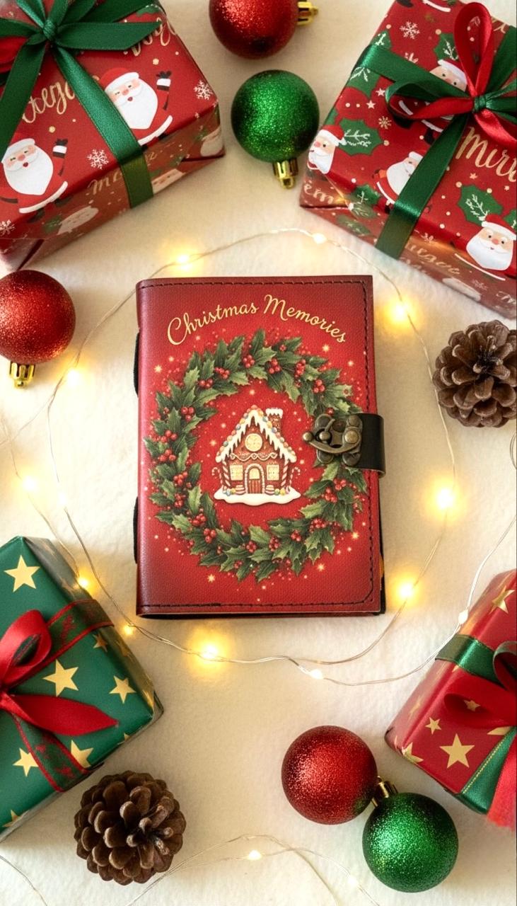 Christmas Journal Gingerbread house Journal Holiday Journal