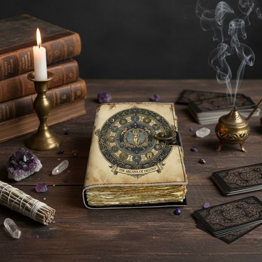 Tarot Leather Journal Rituals Diary