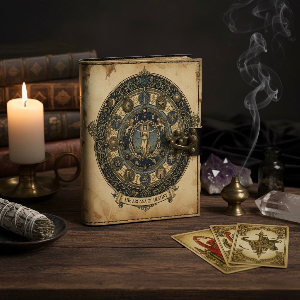 Tarot Leather Journal Rituals Diary