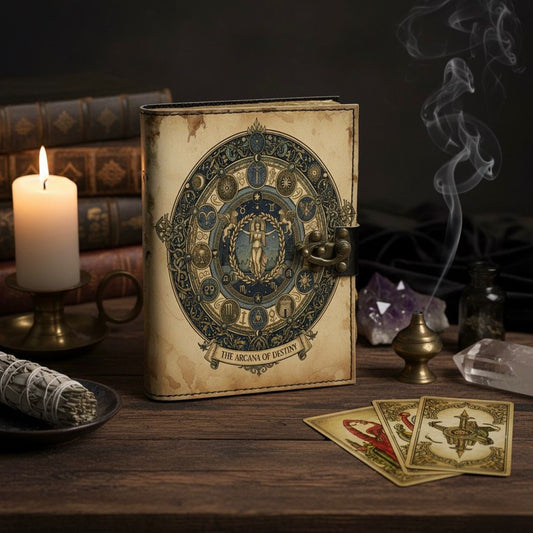 Tarot Leather Journal Rituals Diary