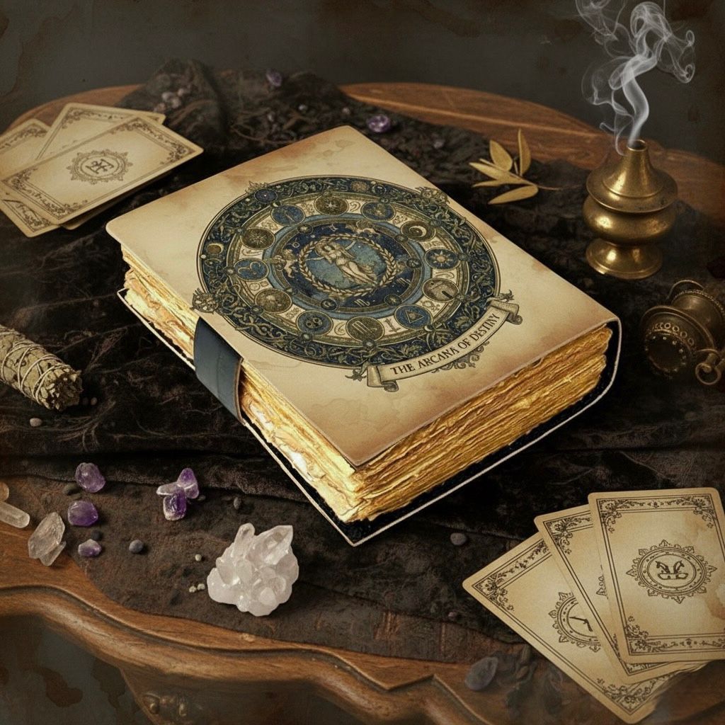 Tarot Leather Journal Rituals Diary