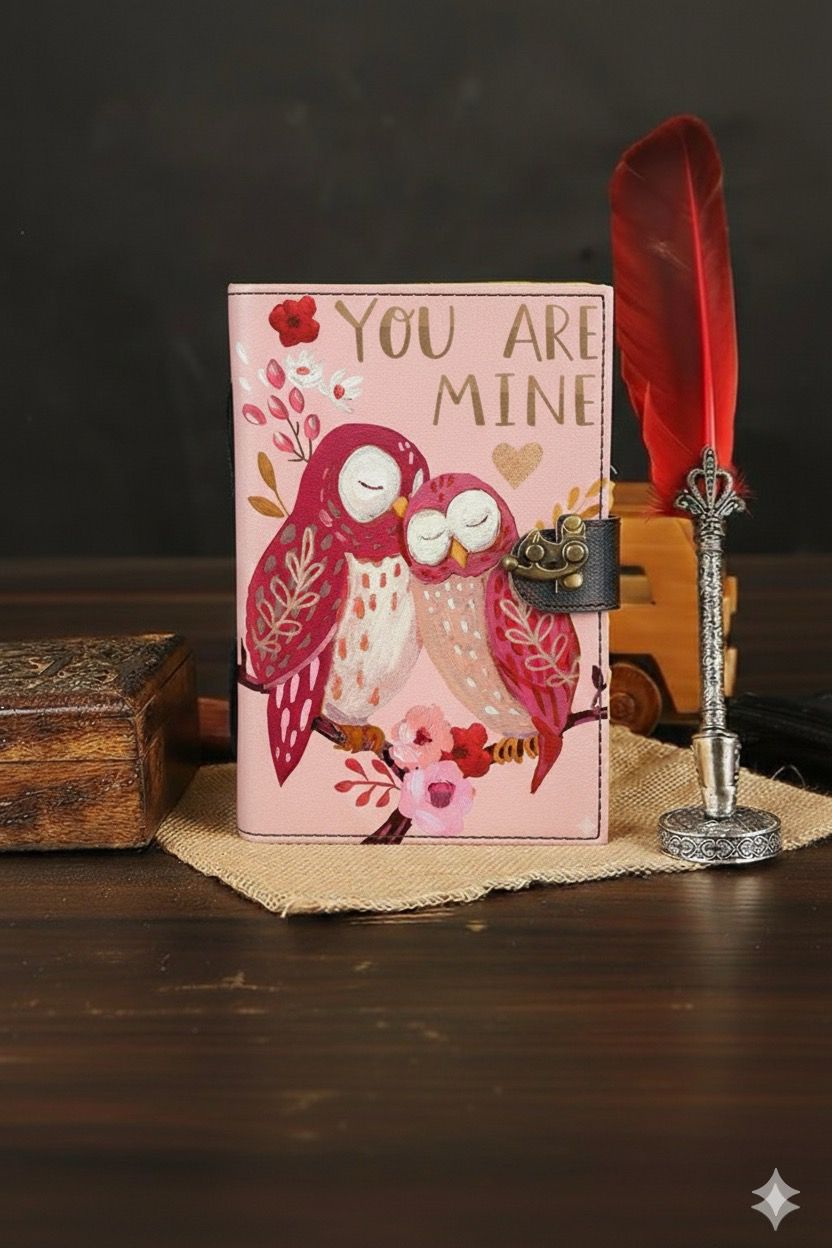 Valentine Leather Love Journal