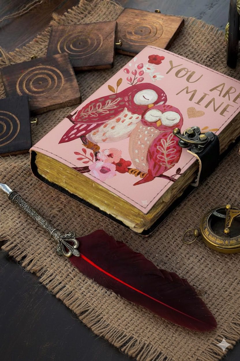 Valentine Leather Love Journal
