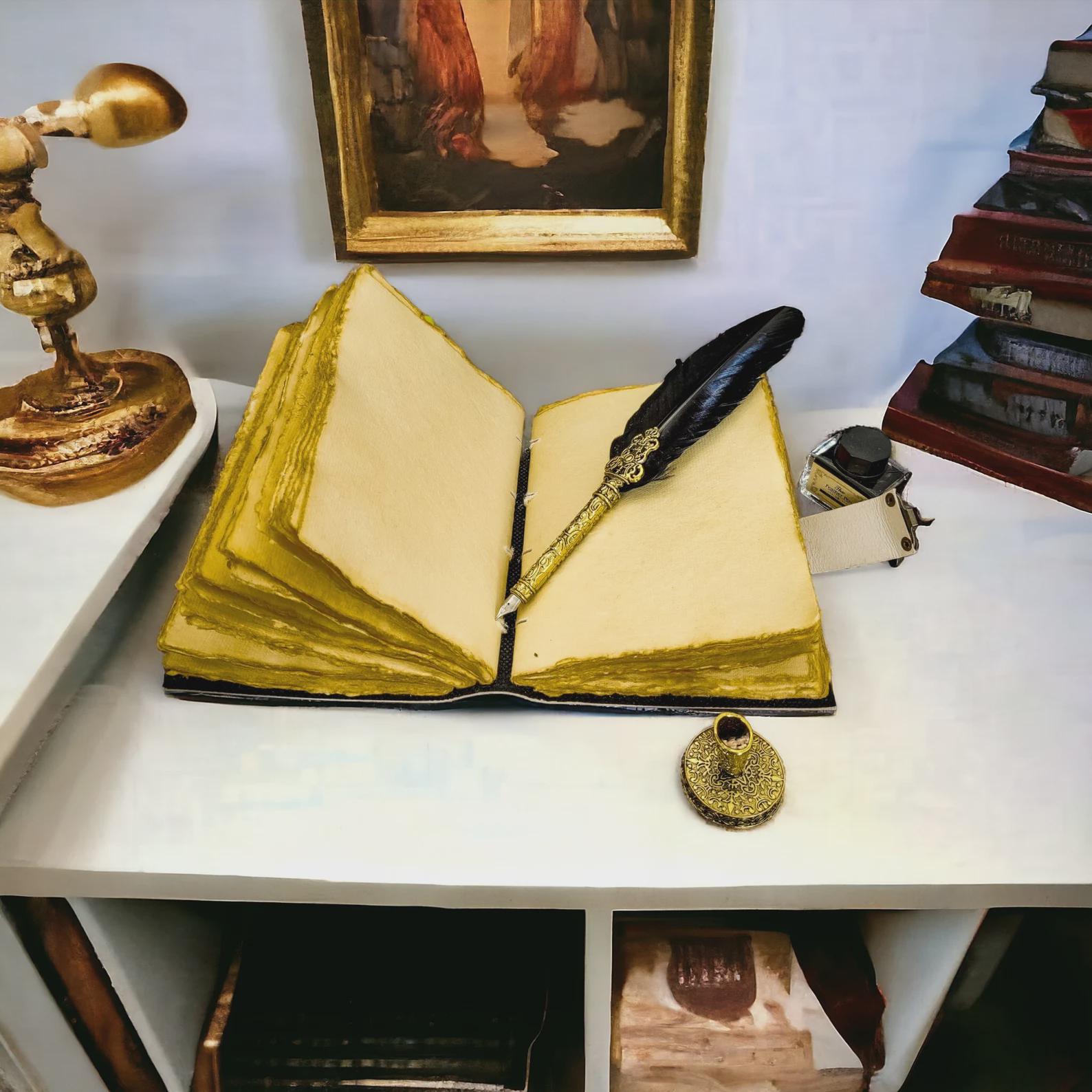 Bunny rabbit Grimoire Leather Journal Notebook Journal