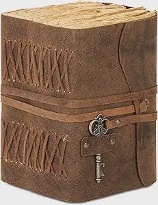 600 Page Leather Journal - Spell Book of Shadows, Key Leather Journal, Travel Writing Notebook, Antique Journal Christmas Gifts For Women