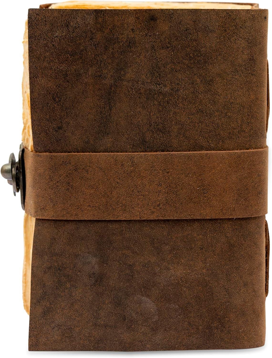 600 Page leather Journal - Blank Spell Book of Shadows, Grimoire Journal, Travel Writing Notebook, Antique Deckle Edge Paper Gifts For Women