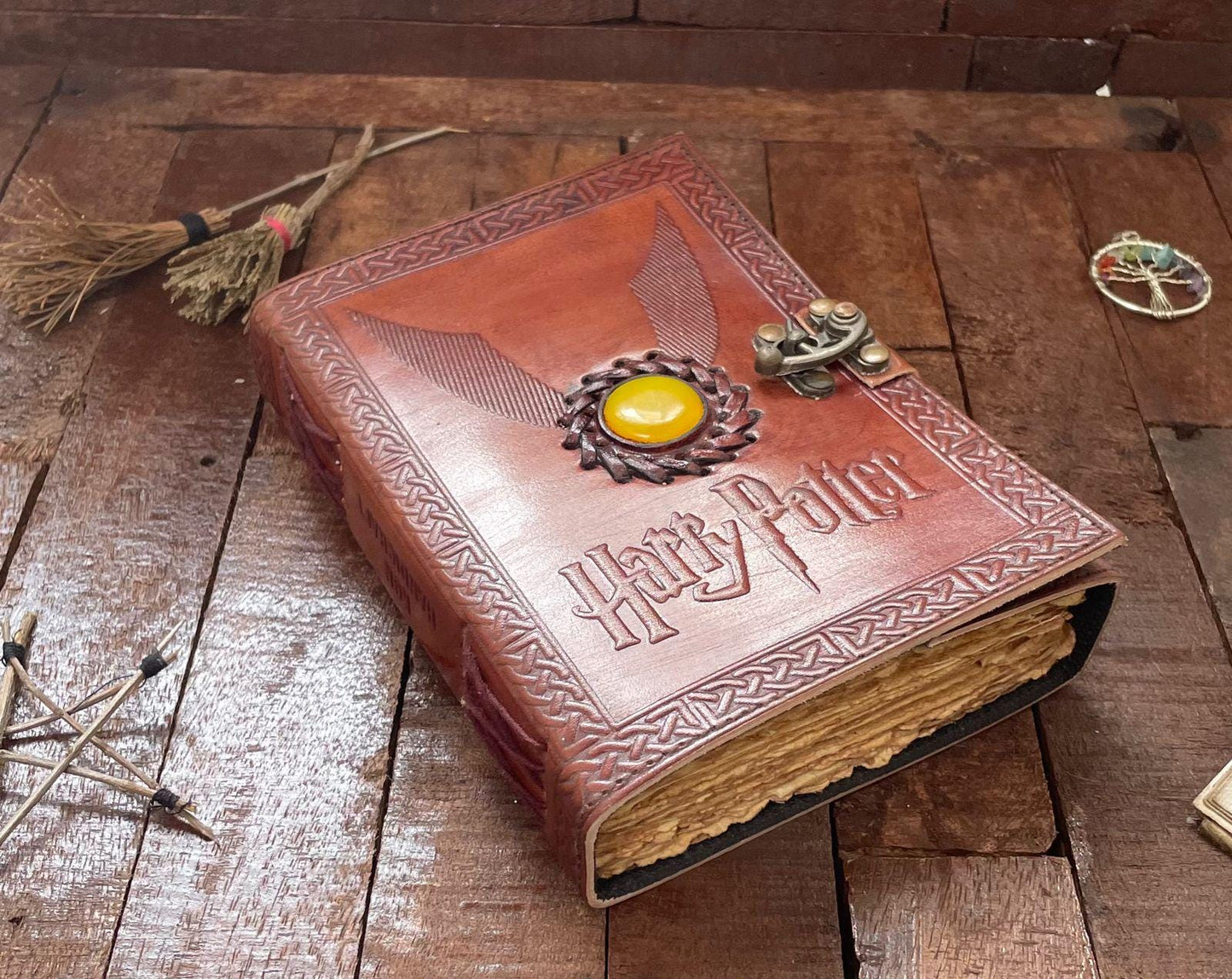 Harry Potter leather journal potter spell book, books of wizard, magic book, wizard book,Potter vintage book, harry Potter gifts,