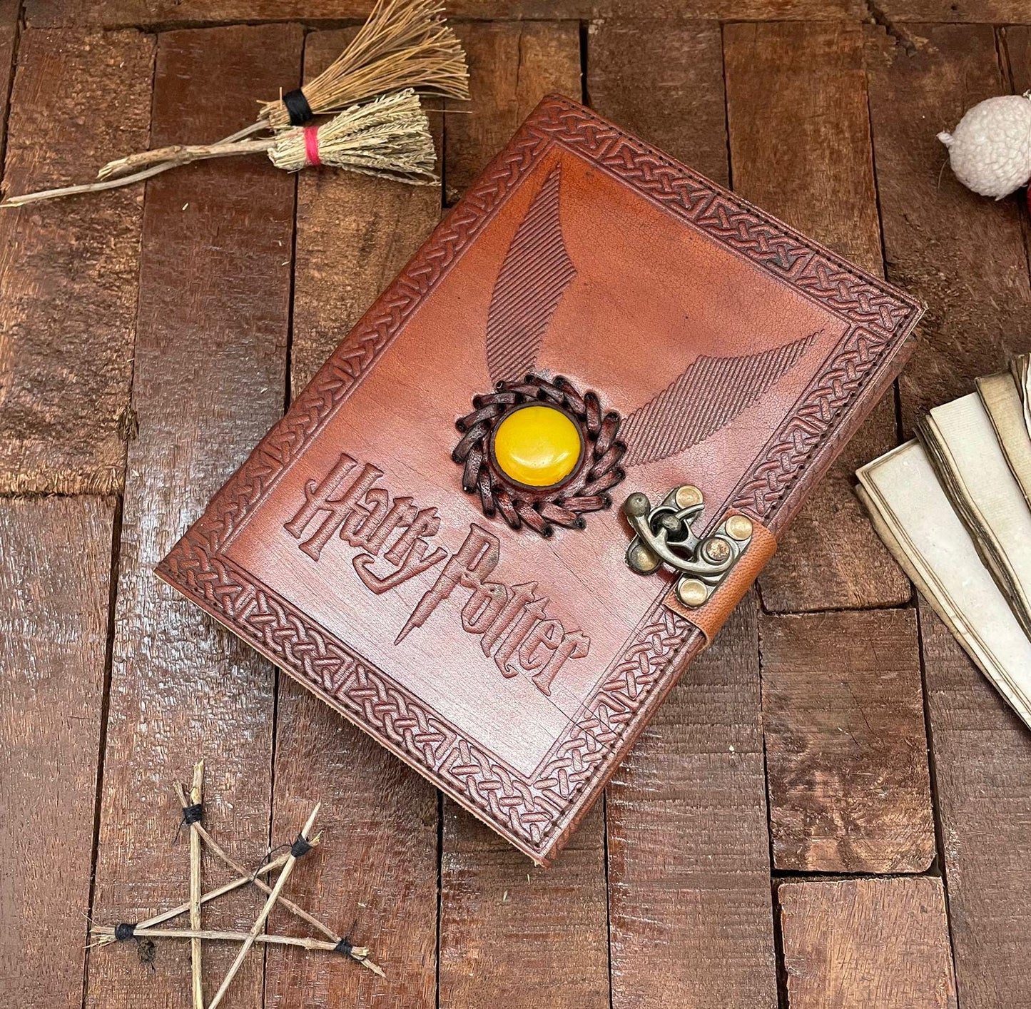 Harry Potter leather journal potter spell book, books of wizard, magic book, wizard book,Potter vintage book, harry Potter gifts,