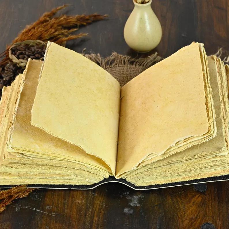 Phoenix Leather Journal: Gothic Grimoire, Handmade Book of Shadows