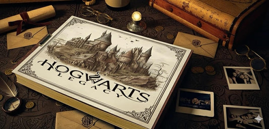 Harry Potter Memory book Custom Photo Album, Hogwarts Legacy Leather Scrapbook Adventure Book Journal Harry Potter Gift for Him and Her,