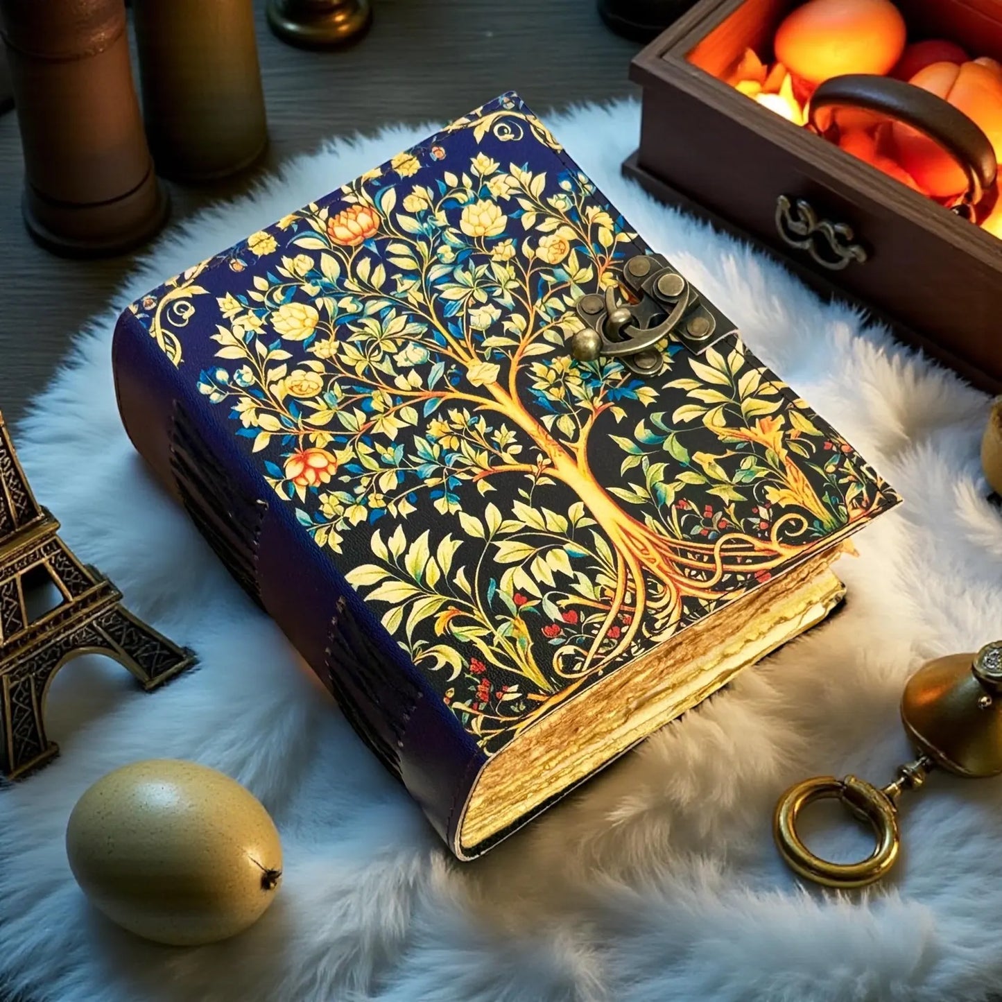Tree of Life Leather Grimopiore Journal Grimoire notebook