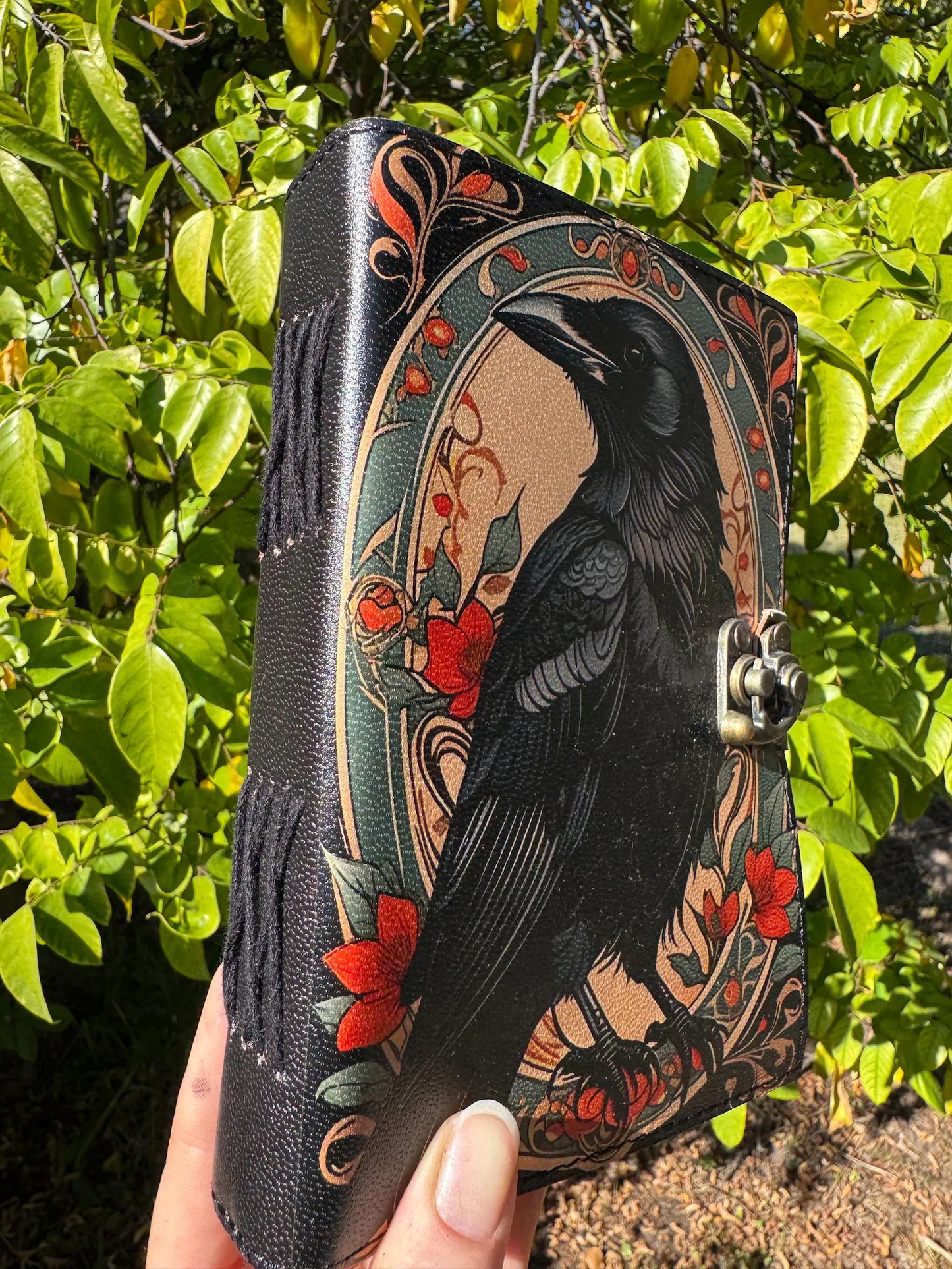 Magical Raven Deckle Paper Journal