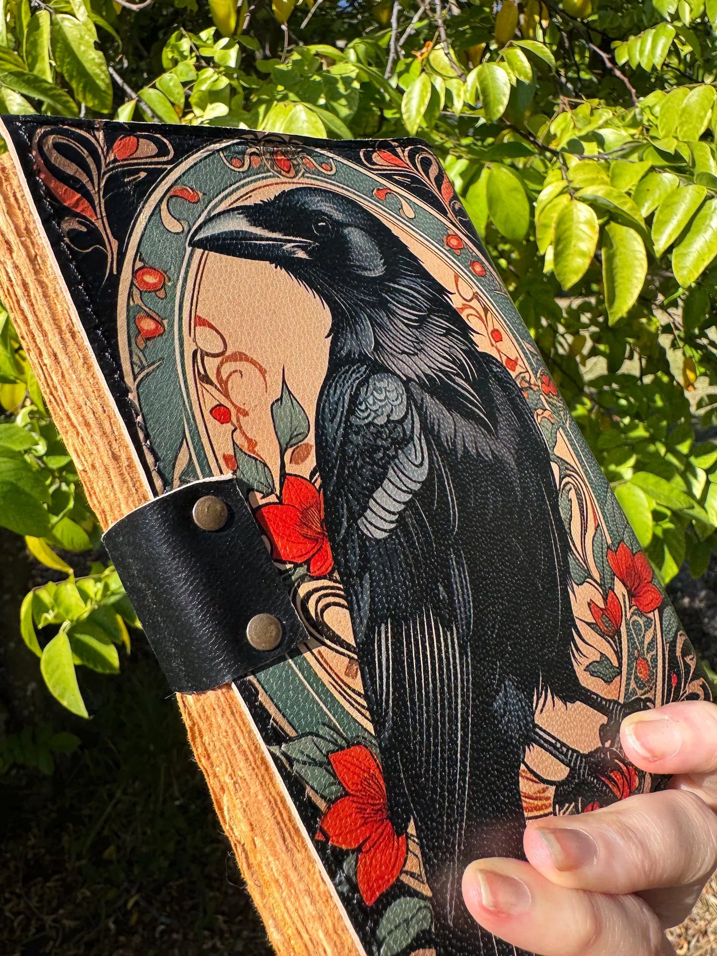 Magical Raven Deckle Paper Journal